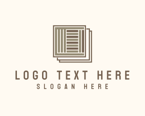 Tile Installation - Floor Tile Pattern logo design