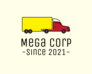 Big - Long Cargo Truck logo design