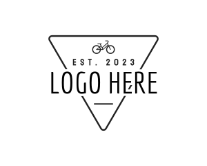 Coaching - Bicycle Tournament Triangle logo design