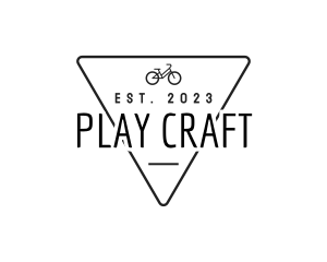 Bicycle Tournament Triangle logo design