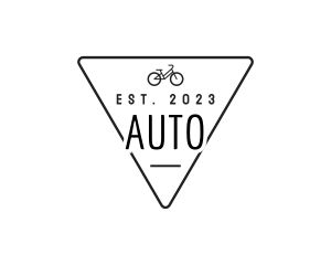 Signage - Bicycle Tournament Triangle logo design
