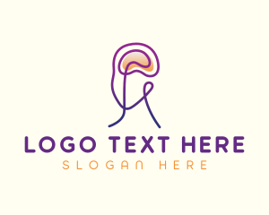 Head - Brain Memory Health logo design