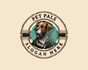 Pet Dog Puppy logo design