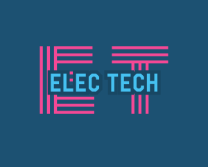 Digital Tech Circuit logo design