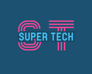 Digital Tech Circuit logo design