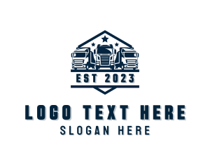 Roadie - Logistics Truck Transportation logo design