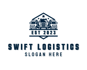 Logistics - Logistics Truck Transportation logo design