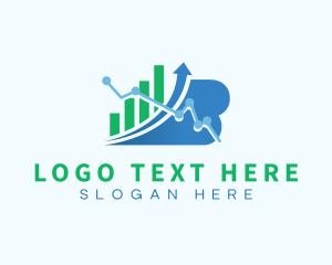 Hedge Fund - Accounting Stock Market Graph logo design