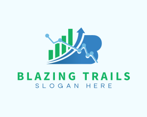 Accounting Stock Market Graph  logo design