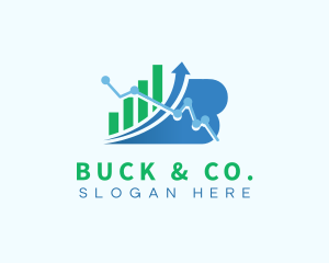 Accounting Stock Market Graph  logo design