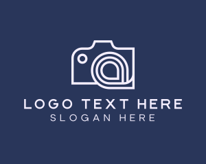 Camera Film Letter A Logo