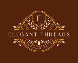 Floral Crest Elegant logo design