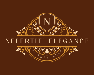 Floral Crest Elegant logo design