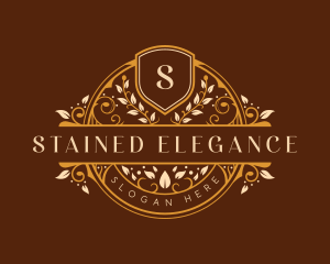 Floral Crest Elegant logo design