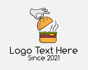 Food Stall - Burger Fine Dining logo design