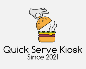 Kiosk - Burger Fine Dining logo design