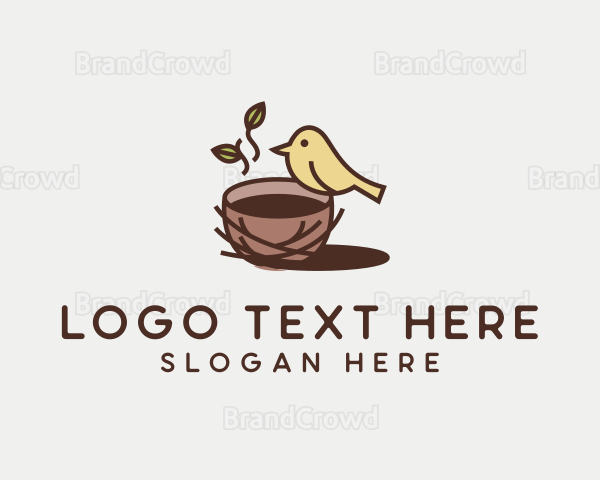 Coffee Bird Nest Logo