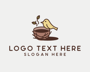 Mug - Coffee Bird Nest logo design