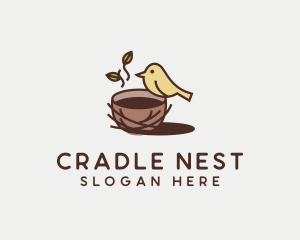 Coffee Bird Nest logo design