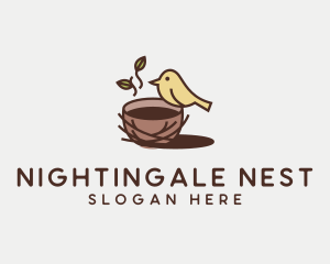 Coffee Bird Nest logo design