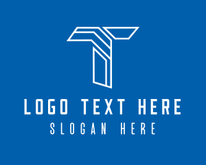 Modern - Web Tech Letter T logo design