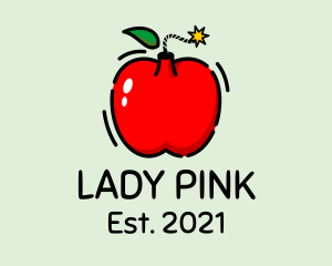 Food - Apple Fruit Bomb logo design
