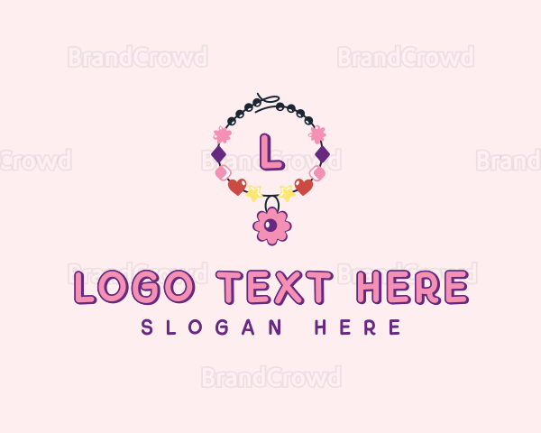 Flower Beadwork Accessory Logo