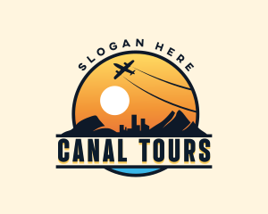 Airplane City Tour logo design