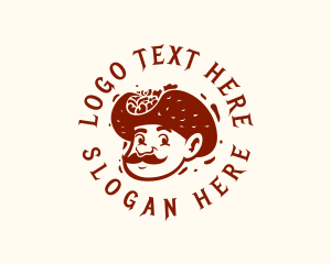 Mustache - Mexican Tacos Snack logo design