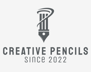 Pillar Pen Writer  logo design