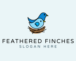 Bird Nest Wildlife logo design