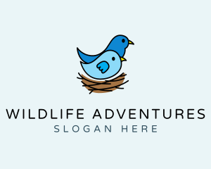 Bird Nest Wildlife logo design