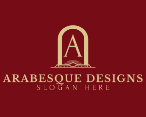 Arch Hotel Interior Design logo design