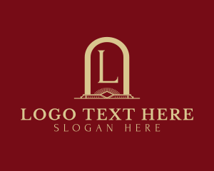 Pub - Arch Hotel Interior Design logo design