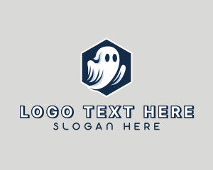 Ghost - Spooky Halloween Ghost logo design