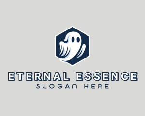 Spooky Halloween Ghost logo design