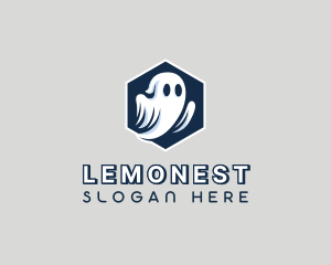 Horror - Spooky Halloween Ghost logo design