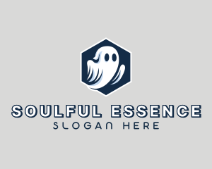 Soul - Spooky Halloween Ghost logo design