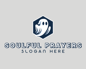 Spooky Halloween Ghost logo design