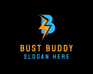 Energy Lightning Bolt logo design