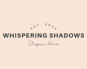 Hipster Shadow Brand logo design