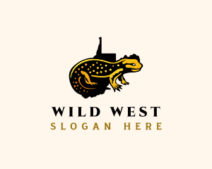 West Virginia Salamander logo design