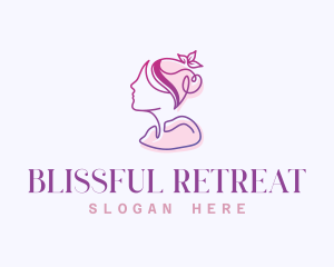 Woman Body Spa logo design