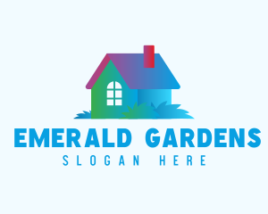 House Grass Yard logo design