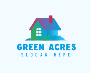 House Grass Yard logo design