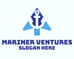 Mariner - Anchor Cursor Arrow logo design