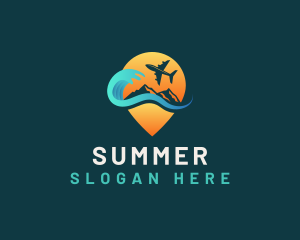 Summer Travel Destination logo design