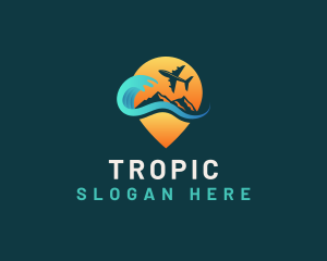 Summer Travel Destination logo design