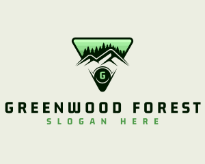 Mountain Peak Forestry logo design