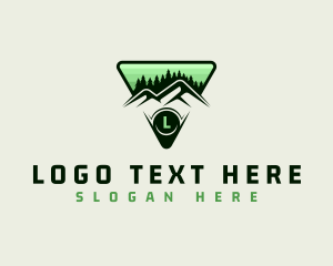 Triangle - Mountain Peak Forestry logo design